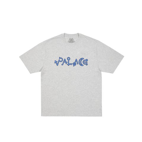 Palace NAVIGATION T-SHIRT GREY MARL - Colorway