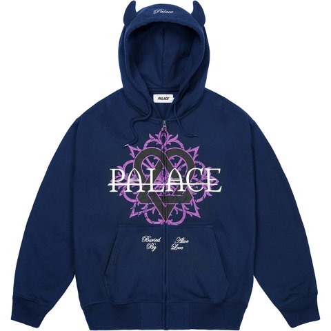 Palace TRI-GRAM HOOD NAVY - $208.00