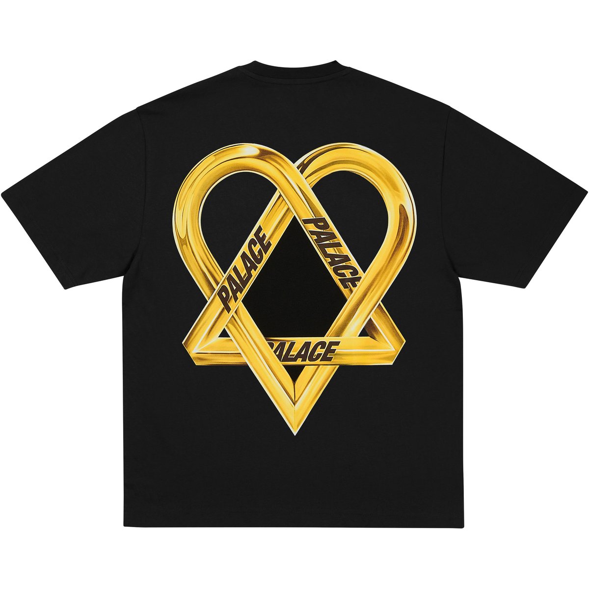 Palace TRI-GRAM T-SHIRT BLACK (Palace Him 2025) - $58.00