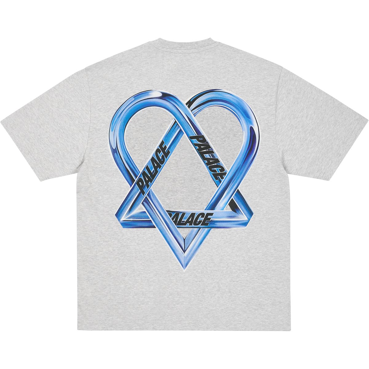 Palace TRI-GRAM T-SHIRT GREY MARL (Palace Him 2025) - $58.00