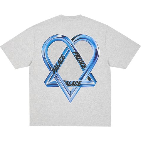 Palace TRI-GRAM T-SHIRT GREY MARL - $58.00