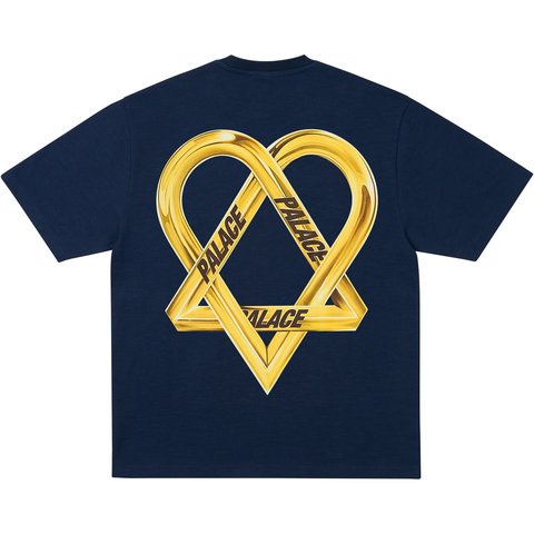 Palace TRI-GRAM T-SHIRT NAVY - $58.00