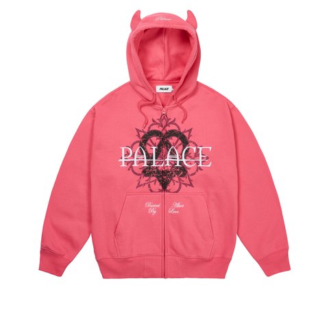Palace TRI-GRAM HOOD POSH PINK - Colorway
