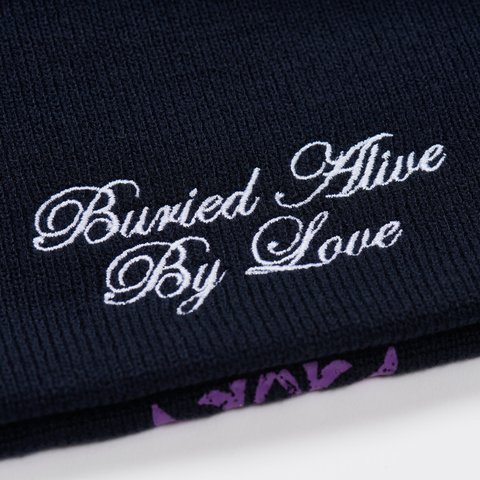 Palace TRI-GRAM NEIN CUFF BEANIE NAVY - Colorway