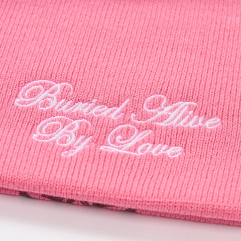 Palace TRI-GRAM NEIN CUFF BEANIE PINK - Colorway