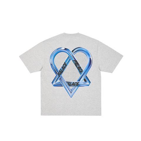 Palace TRI-GRAM T-SHIRT GREY MARL - Colorway