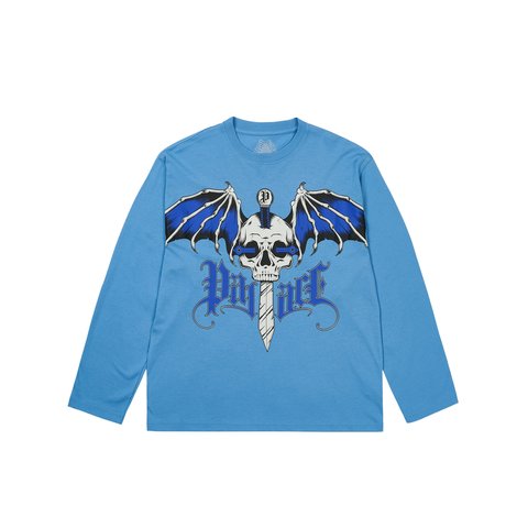 Palace WINGSPAN LONGSLEEVE OCEAN BLUE - Colorway