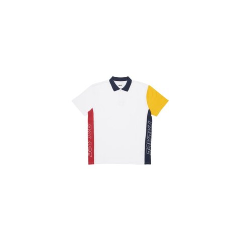 Palace BLOCK POLO WHITE/MULTI