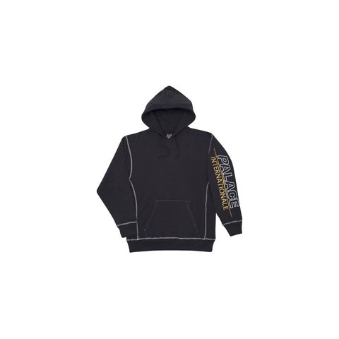 Palace INTERNATIONALE HOOD BLACK