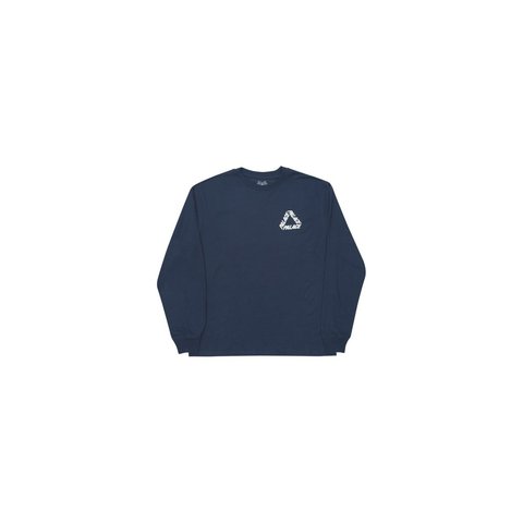 Palace P 3 L/S T-SHIRT NAVY