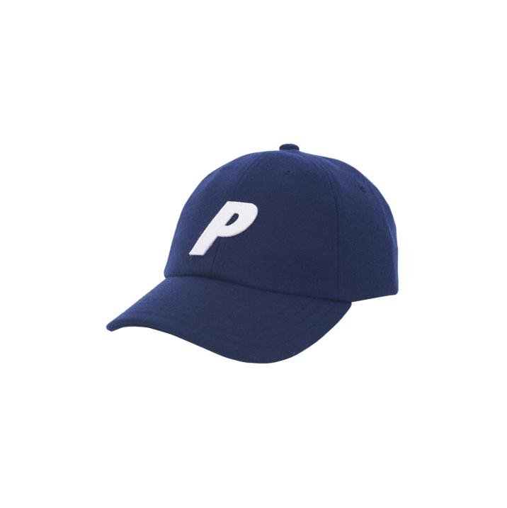 P 6-PANEL NAVY WOOL