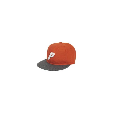 Palace WOOL STADIUM HAT ORANGE/GREY