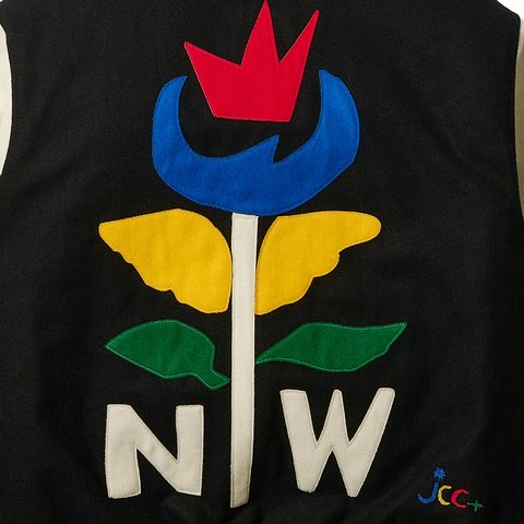 Palace PALACE JCC+ VARSITY JACKET BLACK - Colorway