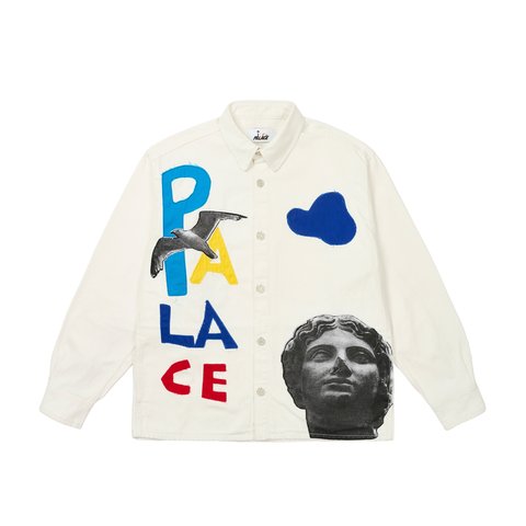 Palace PALACE JCC+ DENIM WORK JACKET WHITE - Colorway