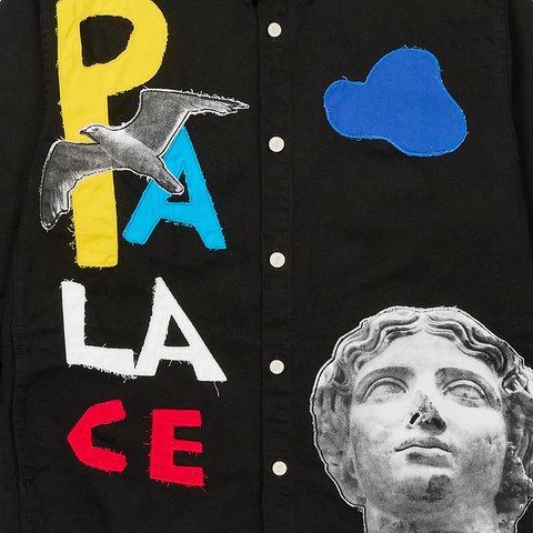 Palace PALACE JCC+ DENIM WORK JACKET BLACK - Colorway