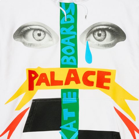 Palace PALACE JCC+ HOOD WHITE - Colorway