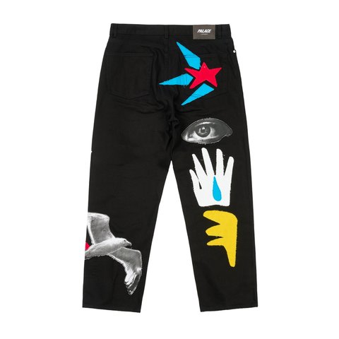 Palace PALACE JCC+ P45 DENIM JEAN BLACK - Colorway