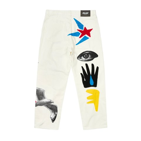 Palace PALACE JCC+ P45 DENIM JEAN WHITE - Colorway