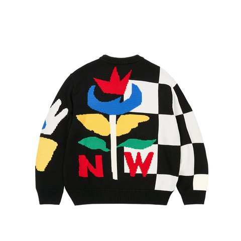 Palace PALACE JCC+ KNIT CREW BLACK - Colorway