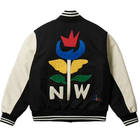 Palace PALACE JCC+ VARSITY JACKET BLACK - Colorway