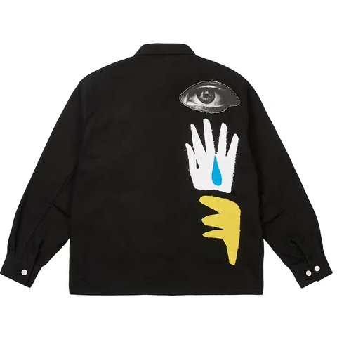 Palace PALACE JCC+ DENIM WORK JACKET BLACK - Colorway