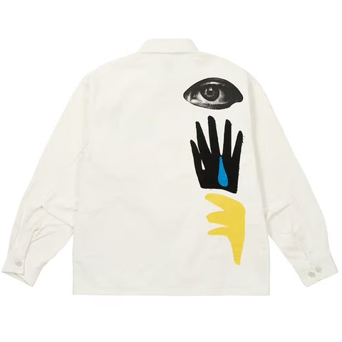 Palace PALACE JCC+ DENIM WORK JACKET WHITE - Colorway