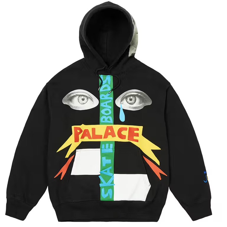 PALACE JCC+ HOOD BLACK