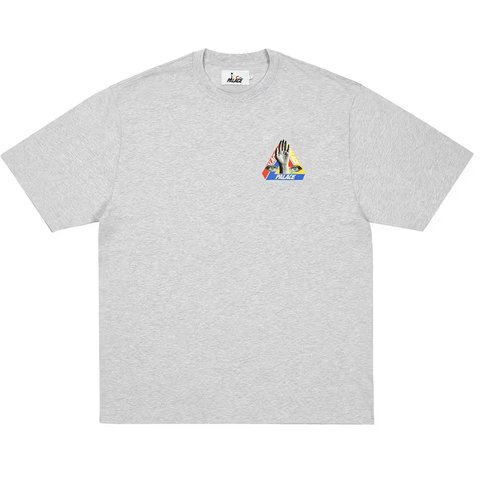Palace PALACE JCC+ T-SHIRT GREY MARL - $58.00