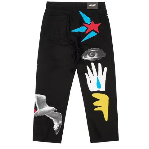 Palace PALACE JCC+ P45 DENIM JEAN BLACK - Colorway
