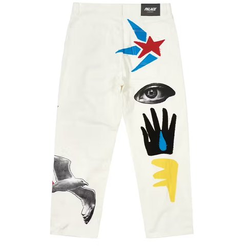 Palace PALACE JCC+ P45 DENIM JEAN WHITE - Colorway