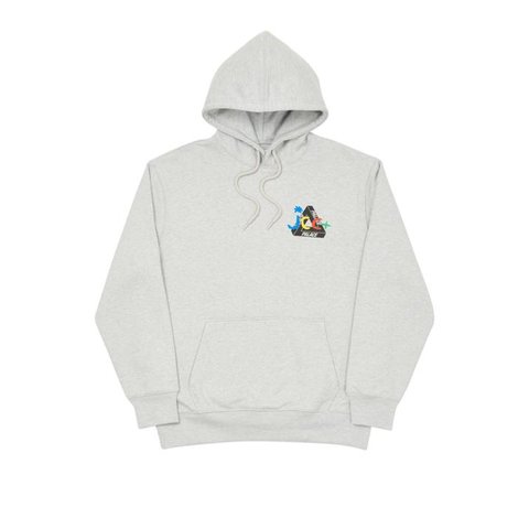 Palace PALACE HOODIE JCDC GREY MARL