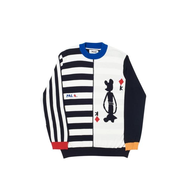 PALACE JCDC SWEATER WHITE/BLACK