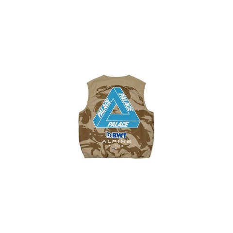 Palace PALACE KAPPA FOR ALPINE PIT VEST BODYWARMER DESERT CAMO - Colorway