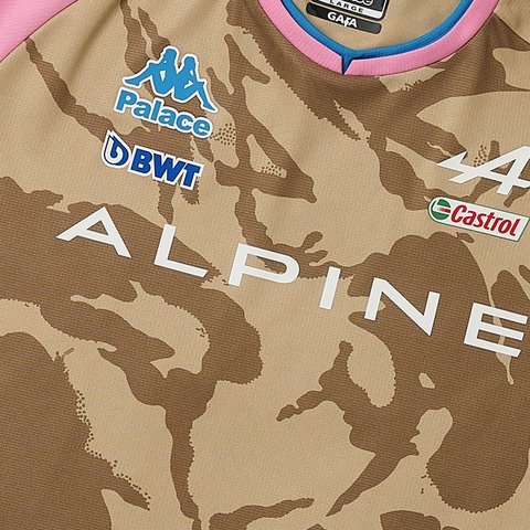 Palace PALACE KAPPA FOR ALPINE DRIVER JERSEY DESERT CAMO - Colorway