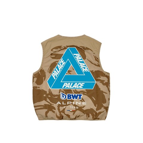 Palace PALACE KAPPA FOR ALPINE PIT VEST BODYWARMER DESERT CAMO - Colorway