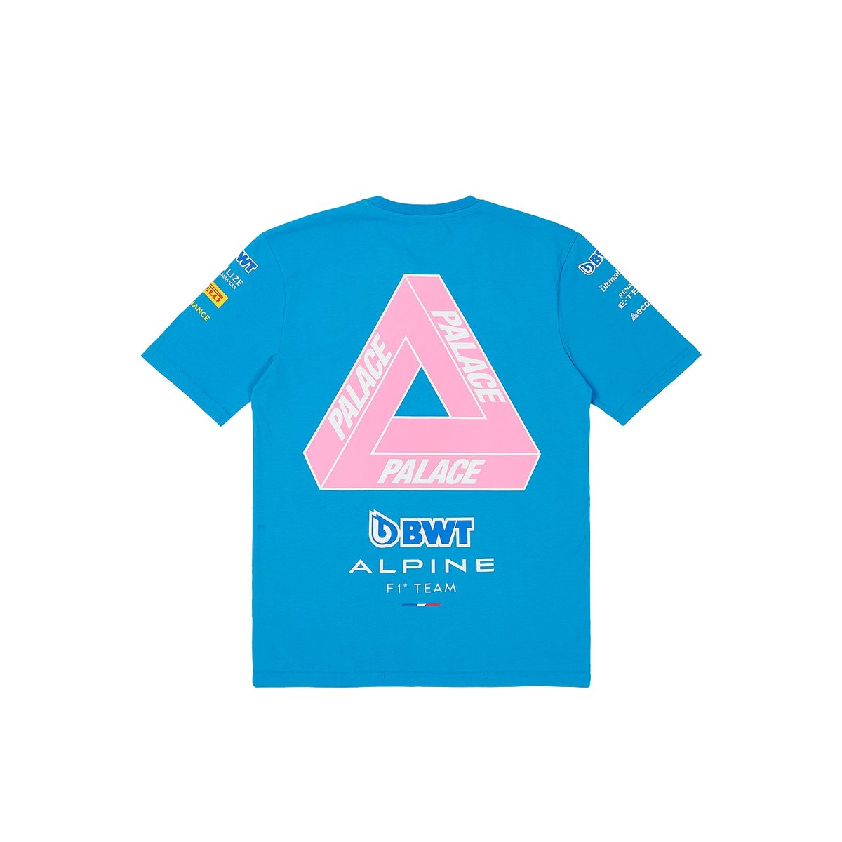 Palace PALACE KAPPA FOR ALPINE T-SHIRT BLUE (Palace Kappa For Alpine 2023) - $58.00