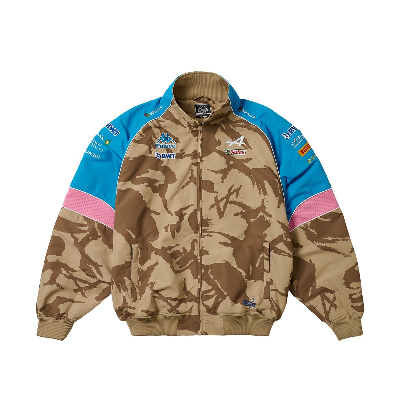 PALACE KAPPA FOR ALPINE TRACKSUIT TOP DESERT CAMO