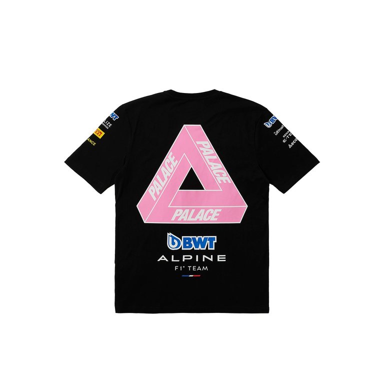 Palace PALACE KAPPA FOR ALPINE T-SHIRT BLACK (Palace Kappa For Alpine 2023) - $58.00