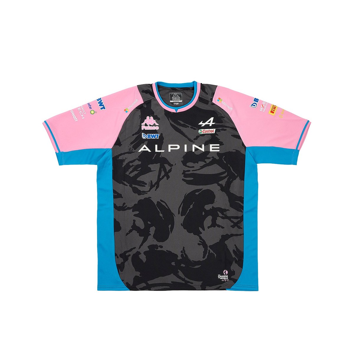 Palace PALACE KAPPA FOR ALPINE DRIVER JERSEY NIGHT DESERT CAMO (Palace Kappa For Alpine 2023) - $88.00