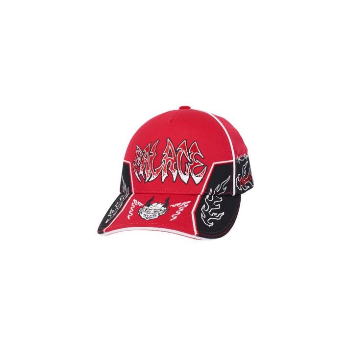 PALACE CAP 6 PANEL LOTTIES RED