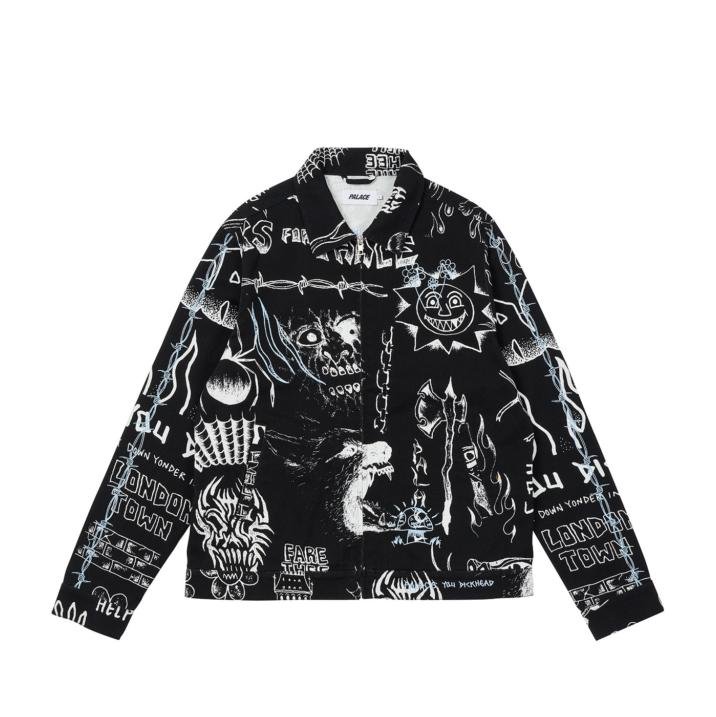 PALACE JACKET LOTTIES BLACK