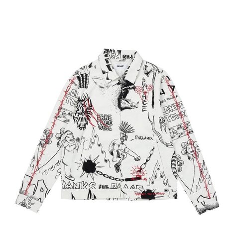 Palace PALACE JACKET LOTTIES WHITE
