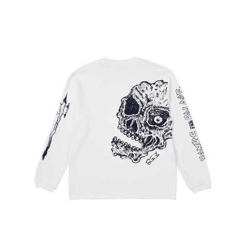 Palace PALACE LS LOTTIES WAFFLE WHITE