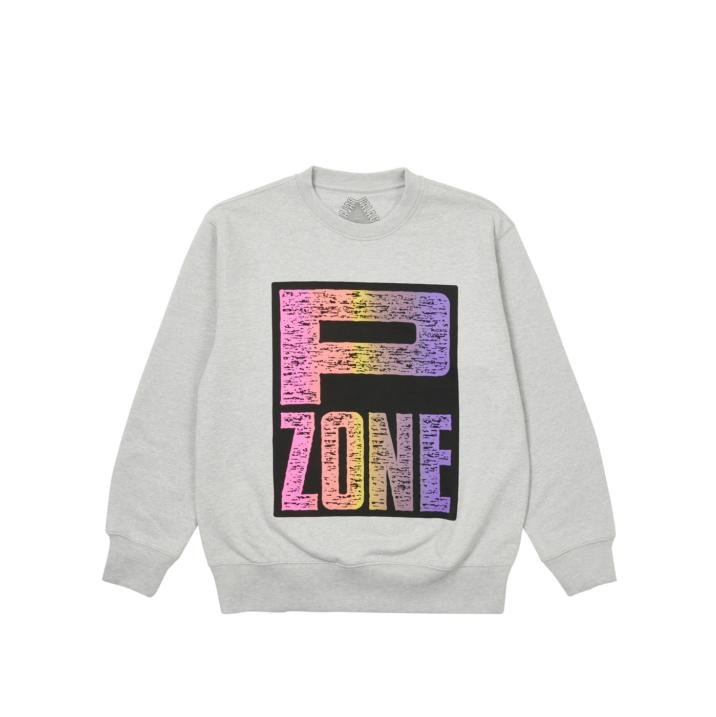 PALACE M-ZONE CREW PZONE GREY