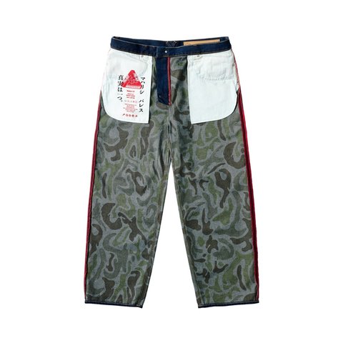 Palace PALACE MAHARISHI BAGGY DENIM JEAN INDIGO - Colorway