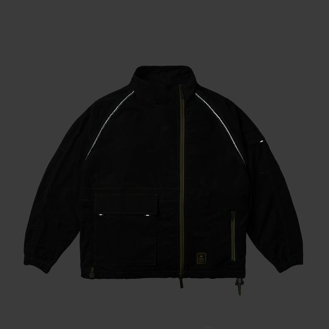 Palace PALACE MAHARISHI ASYMETRIC TRACK JACKET BLACK - Colorway