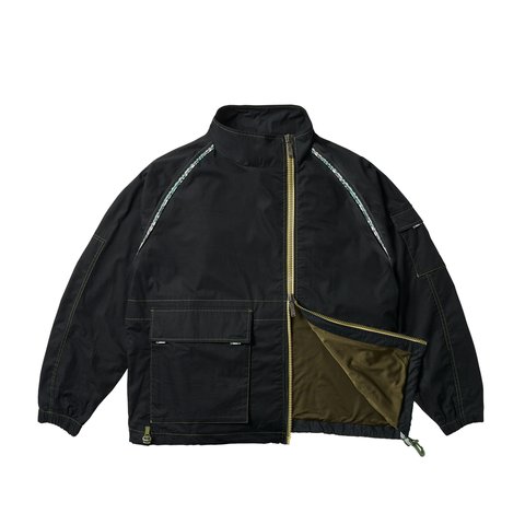 Palace PALACE MAHARISHI ASYMETRIC TRACK JACKET BLACK - Colorway