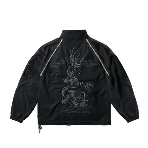 Palace PALACE MAHARISHI ASYMETRIC TRACK JACKET BLACK - Colorway