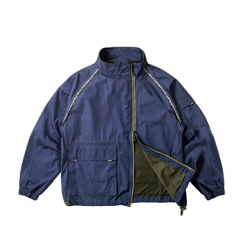 Palace PALACE MAHARISHI ASYMETRIC TRACK JACKET BLUE - Colorway