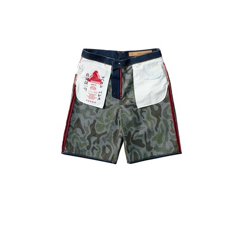 Palace PALACE MAHARISHI BAGGY DENIM SHORT INDIGO - Colorway